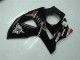 Suzuki GSXR 1000 Motorrad Verkleidung 2009-2016 - Glanzendes Schwarz Rot Leuchtfeuer Motul