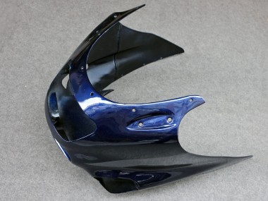 Kawasaki ZZR1100 Motorrad Verkleidung 1993-2003 - Glanzendes Blau Grau