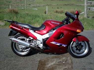 Kawasaki ZZR1100 Motorrad Verkleidung 1993-2003 - Dunkel Rot