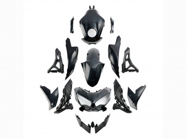 Kawasaki Versys 650 Motorrad Verkleidung 2022-2025 - Glanzendes Schwarz