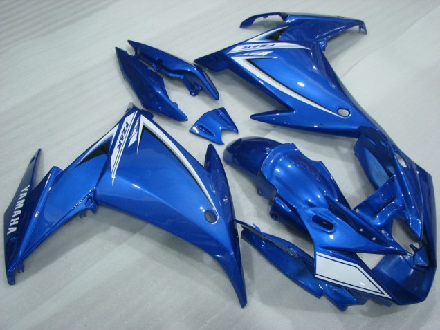 Yamaha FZ6R Motorrad Verkleidung 2009-2015 - Blau Weiss
