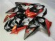 Suzuki GSXR 1000 Motorrad Verkleidung 2009-2016 - Orange Glanzendes Schwarz