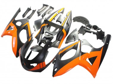 Yamaha YZF600R Thundercat Motorrad Verkleidung 1996-2007 - Schwarz Orange