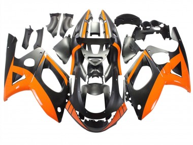 Yamaha YZF600R Thundercat Motorrad Verkleidung 1996-2007 - Schwarz Orange