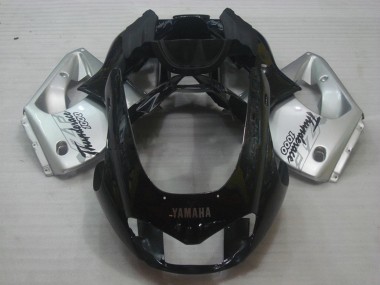 Yamaha YZF 1000R Thunderace Motorrad Verkleidung 1997-2007 - Schwarz Silber Thunderace