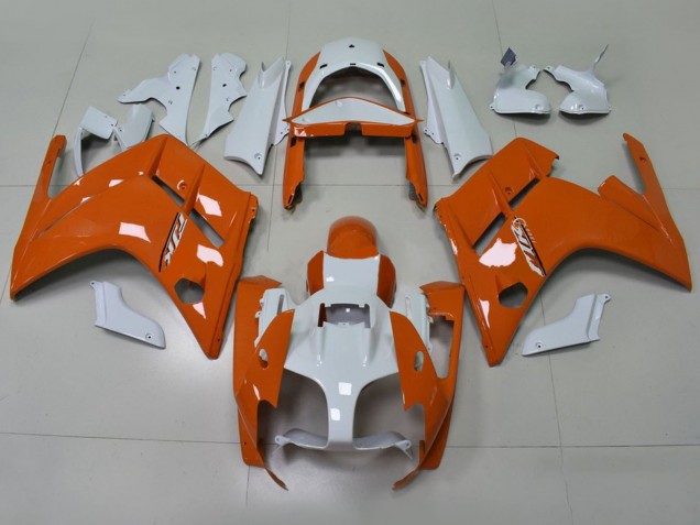 Yamaha FJR1300 Motorrad Verkleidung 2001-2006 - Orange Weiss