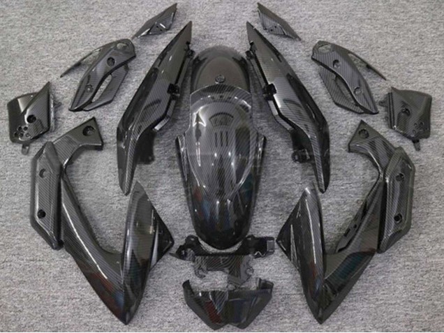 Yamaha XJ6 Motorrad Verkleidung 2009-2012 - Schwarze Carbonfaser