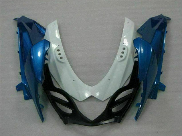 Suzuki GSXR 1000 Abs Verkleidungen Kit 2009-2016 - Weiss Blau Schwarz