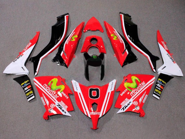 Yamaha TMAX530 Motorrad Verkleidung 2012-2014 - Rot Weiss ENEOS MoviStar Yamalube