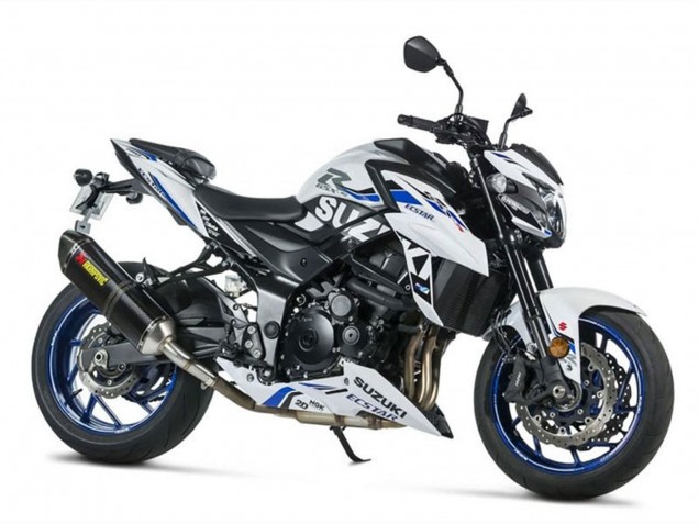 Suzuki GSX-S 750 Motorrad Verkleidung 2017-2022 - Weiss Blau Ecstar