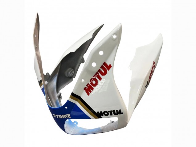 Suzuki SV650 Motorrad Verkleidung 2003-2013 - Weiss Blau Lucky Strike Motul