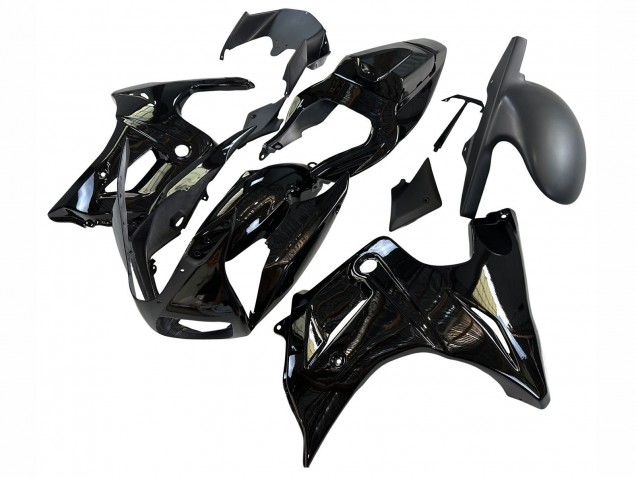 Suzuki SV650 Motorrad Verkleidung 2003-2013 - Glanzendes Schwarz