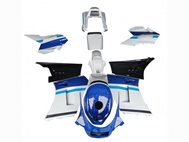 Suzuki RG400 RG500 RG400/500 Motorrad Verkleidung 1984-1987 - Weiss Blau Schwarz