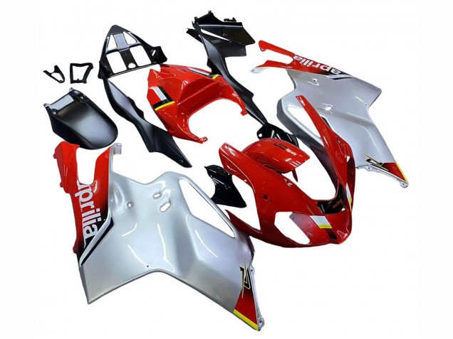 Aprilia RSV1000 Motorrad Verkleidung 2003-2006 - Weiss Rot Schwarz