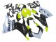Ducati Panigale V2 Motorrad Verkleidung 2020-2024 - Weiss Limetten Grun Glanzendes Schwarz Stein Dinse VR 46