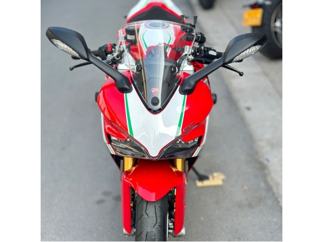 Ducati Supersport 939/939S Motorrad Verkleidung 2017-2022 - Weiss Rot Schwarz Grun