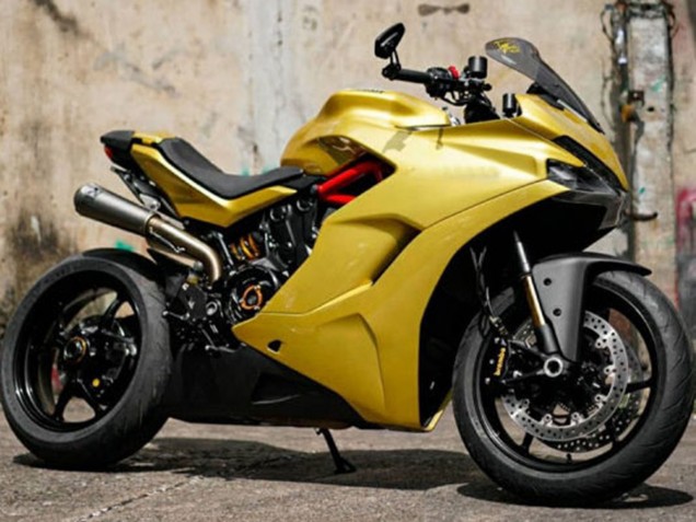 Ducati Supersport 939/939S Motorrad Verkleidung 2017-2022 - Gelb