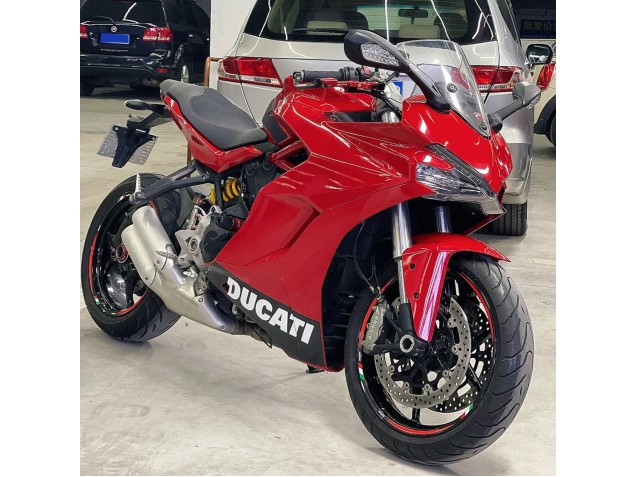 Ducati Supersport 939/939S Motorrad Verkleidung 2017-2022 - Rot Schwarz