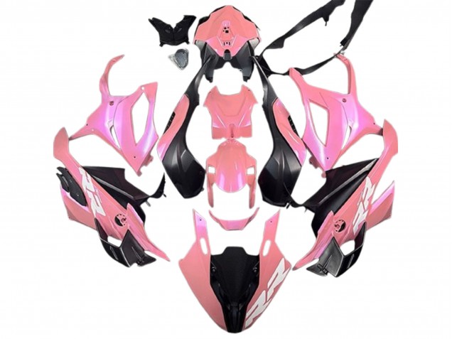 BMW S1000RR Motorrad Verkleidung 2023-2024 - Rosa Schwarz