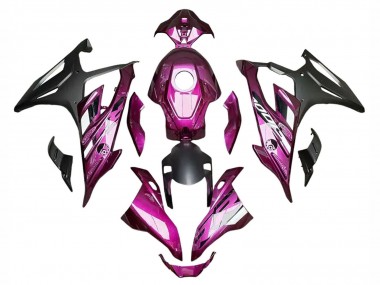 BMW S1000RR Motorrad Verkleidung 2023-2024 - Lila Matt Schwarz