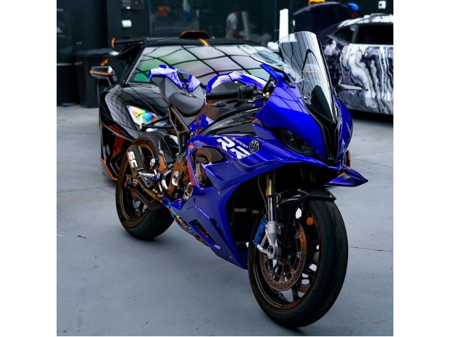 BMW S1000RR Motorrad Verkleidung 2023-2024 - Glanzendes Dunkel Blau