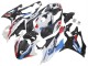 BMW S1000RR Motorrad Verkleidung 2023-2024 - Weiss Blau Rot Matt Schwarz