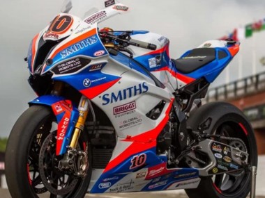 BMW S1000RR Motorrad Verkleidung 2019-2022 - Blau Rot Weiss Smiths