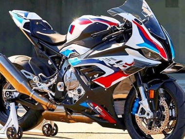 BMW S1000RR Motorrad Verkleidung 2019-2022 - Schwarz Weiss Blau Rot