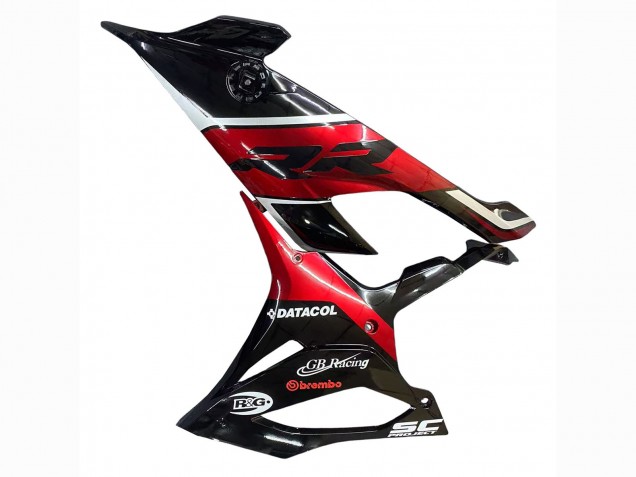 BMW S1000RR Motorrad Verkleidung 2019-2022 - Schwarz Dunkel rot