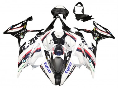 BMW S1000RR Motorrad Verkleidung 2019-2022 - Weiss Schwarz Rosa Oxford