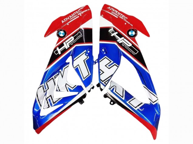 BMW S1000RR Motorrad Verkleidungen Kit 2017-2018 - Weiss Blau Rot Glanzendes Schwarz