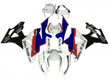 BMW S1000RR Motorrad Verkleidungen Kit 2017-2018 - Weiss Blau Rot Glanzendes Schwarz