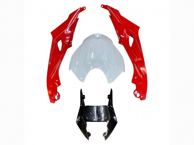 BMW S1000RR Motorrad Verkleidung 2015-2016 - Rot Weiss Glanzendes Schwarz Matt Schwarz