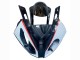 BMW S1000RR Motorrad Verkleidung 2015-2016 - Weiss Glanzendes Schwarz