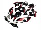 BMW S1000RR Motorrad Verkleidung 2009-2014 - Rot Glanzendes Schwarz