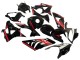BMW S1000RR Motorrad Verkleidung 2009-2014 - Rot Glanzendes Schwarz