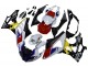 BMW S1000RR Motorrad Verkleidung 2009-2014 - Weiss Rot Gelb Schwarz Castrol