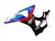 BMW S1000RR Komplette Abs Verkleidung 2009-2014 - Weiss Rot Blau Glanzendes Schwarz