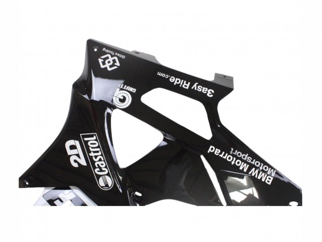 BMW S1000RR Motorrad Verkleidung 2009-2014 - Weiss Blau Glanzendes Schwarz Castrol