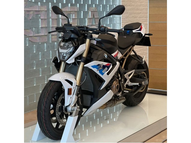 BMW S1000R Motorrad Verkleidung 2021-2025 - Weiss Blau Rot
