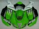 Kawasaki ZX6R Motorrad Verkleidung 2007-2008 - Grun Weiss Ninja