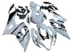 Suzuki GSXR 1000 Motorrad Verkleidung 2005-2006 - Weiss Schwarz