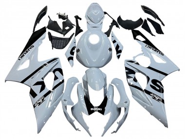 Suzuki GSXR 1000 Motorrad Verkleidung 2005-2006 - Weiss Schwarz