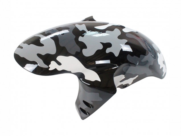 Yamaha YZF 1000 R1 Motorrad Verkleidung 2007-2008 - Grau Weiss Camouflage Hai
