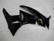 Kawasaki ZX6R Motorrad Verkleidung 2009-2012 - Glanzendes Schwarz Gold Ninja