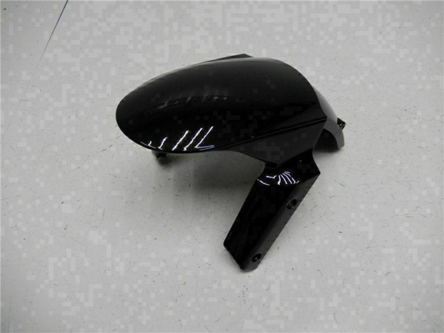 Kawasaki ZX6R Motorrad Verkleidung 2009-2012 - Glanzendes Schwarz Gold Ninja