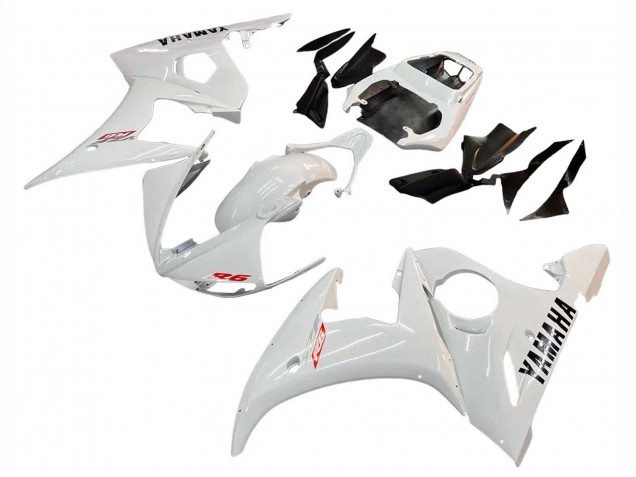 Yamaha YZF R6S Motorrad Verkleidung Kit 2006-2009 - Weiss
