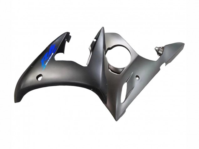 Yamaha YZF R6S Motorrad Verkleidung 2006-2009 - Matt Schwarz Blau