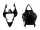 Yamaha YZF 600 R6 Motorrad Verkleidung 2008-2016 - Glanzendes Schwarz Matt Schwarz Rot Streifen