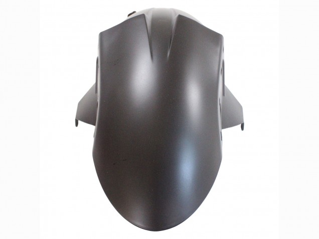 Kawasaki ZX6R Motorrad Verkleidung 2007-2008 - Matt Schwarz mit Gelb Logo Ninja